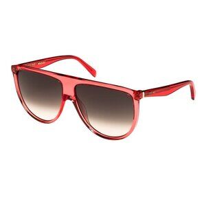 NEW CELINE SUNGLASSES CL40006I 66F WOMEN AVIATOR RED CL 40006I 66F